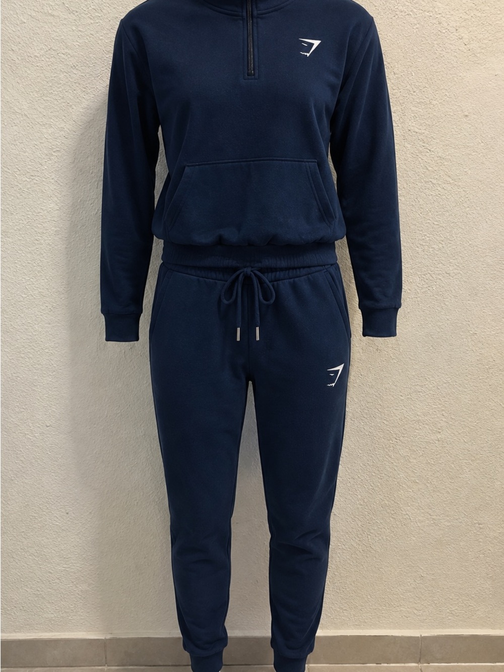 Gymshark Women's Navy Pull-On Jogger Set